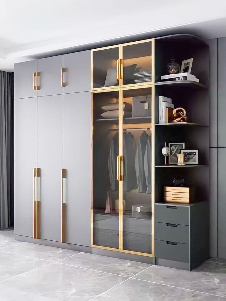 Hinged Wardrobe Design 04